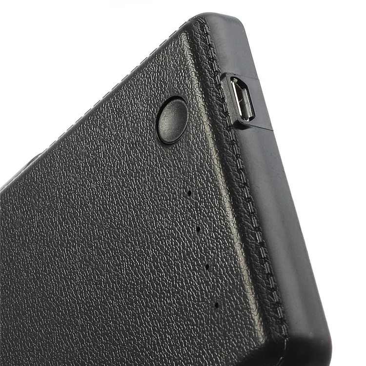 3500mAh Backup Battery Case Charger with Stand for Sony Xperia Z1 Compact D5503 - Black