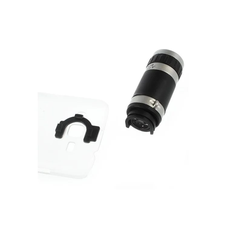 8X Zoom Mobile Phone Telescope Camera Lens w/ Crystal Case for Samsung Galaxy Grand 2 Duos G7102 G7106