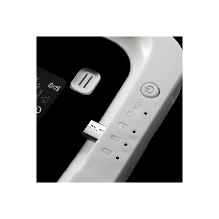 White S-View External Battery Case Flip Cover for Samsung Galaxy Mega 6.3 I9200, with Wake up / Sleep Function