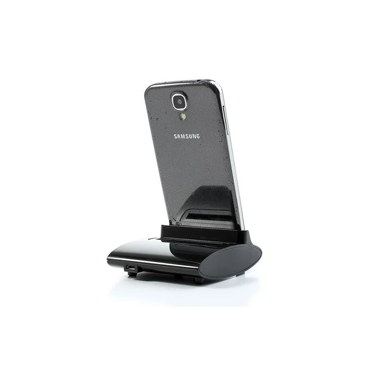 Black 3 in 1 OTG Charger Dock Station for Samsung Galaxy S4 i9500 w/ Battery Charger