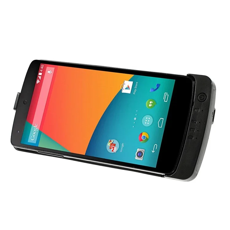 Black 3800mAh Battery Backup Charger Case for LG Google Nexus 5 D821 D820