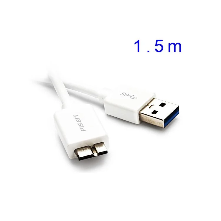 Pisen 1.5m USB 3.0 High Speed Data Sync Charge Cable for Samsung Galaxy S5 G900 / Note 3 N9005