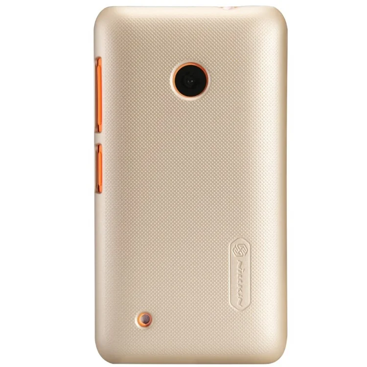 Nillkin for Nokia Lumia 530 RM-1017 RM-1019 Super Frosted Shield Hard Shell w/ Screen Protector - Gold