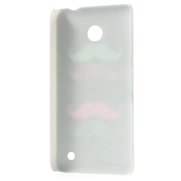 Six Cute Moustache Pattern Slim Hard Case for Nokia Lumia 635 630