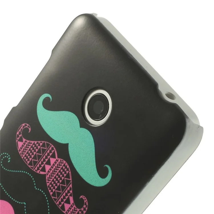 Six Cute Moustache Pattern Slim Hard Case for Nokia Lumia 635 630