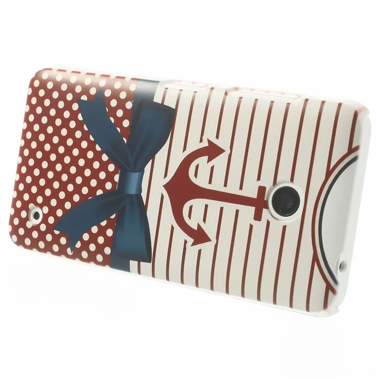 Anchor Bowknot Shirt Hard Shielded Cover for Nokia Lumia 635 630