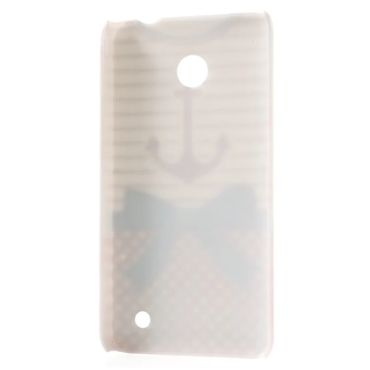 Anchor Bowknot Shirt Hard Shielded Cover for Nokia Lumia 635 630