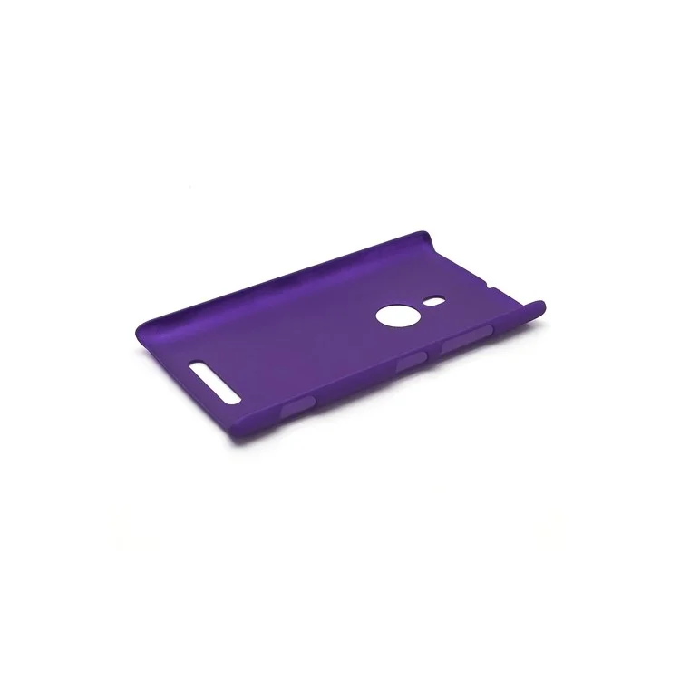 Rubberized Hard Plastic Case Cover for Nokia Lumia 925 - Purple