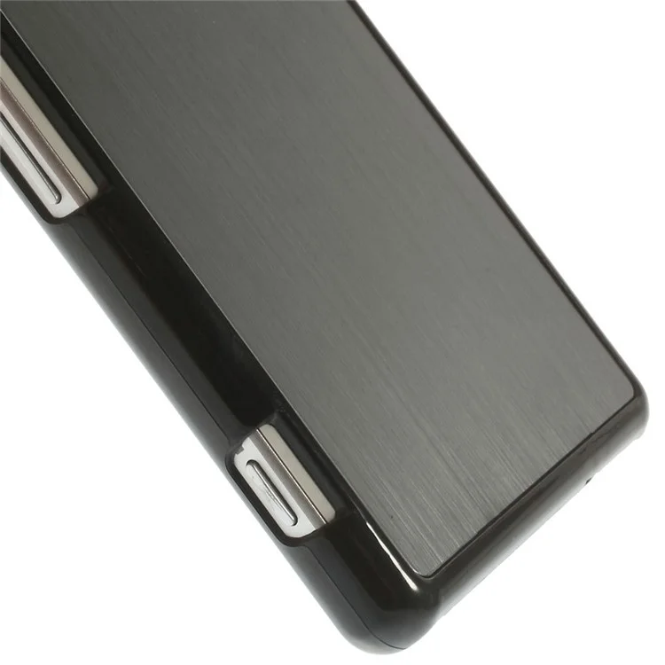 Brushed Aluminium Alloy Skin Hard Back Cover for Sony Xperia Z2 D6502 D6503 D6543 - Gray