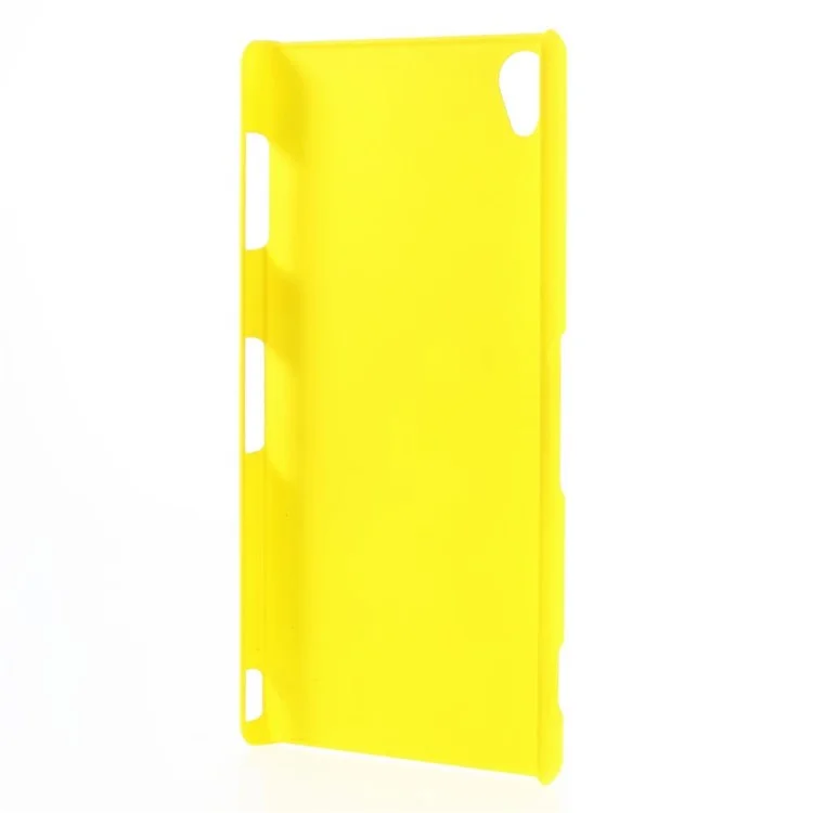 For Sony Xperia Z3 D6603 D6653 Rubberized Hard Cover Case - Yellow
