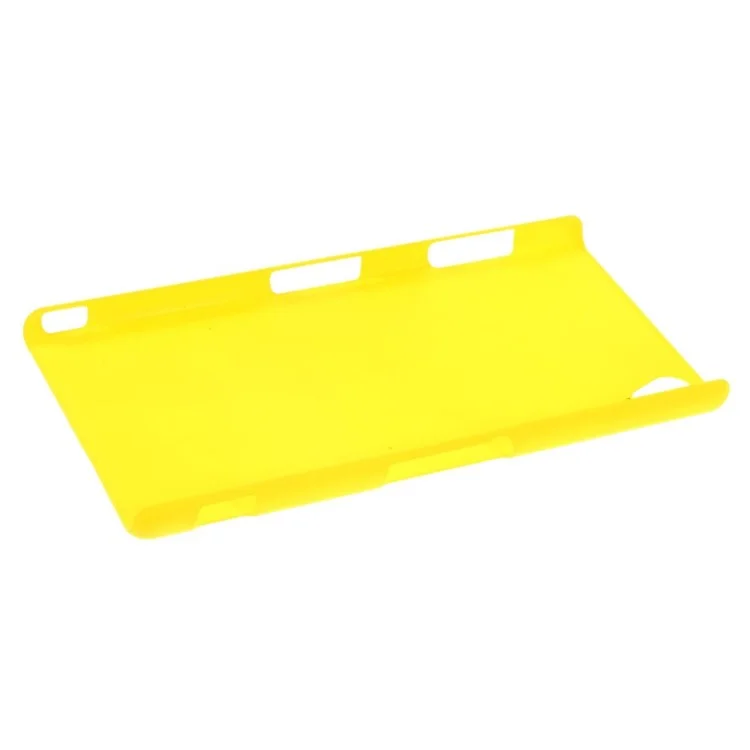 For Sony Xperia Z3 D6603 D6653 Rubberized Hard Cover Case - Yellow