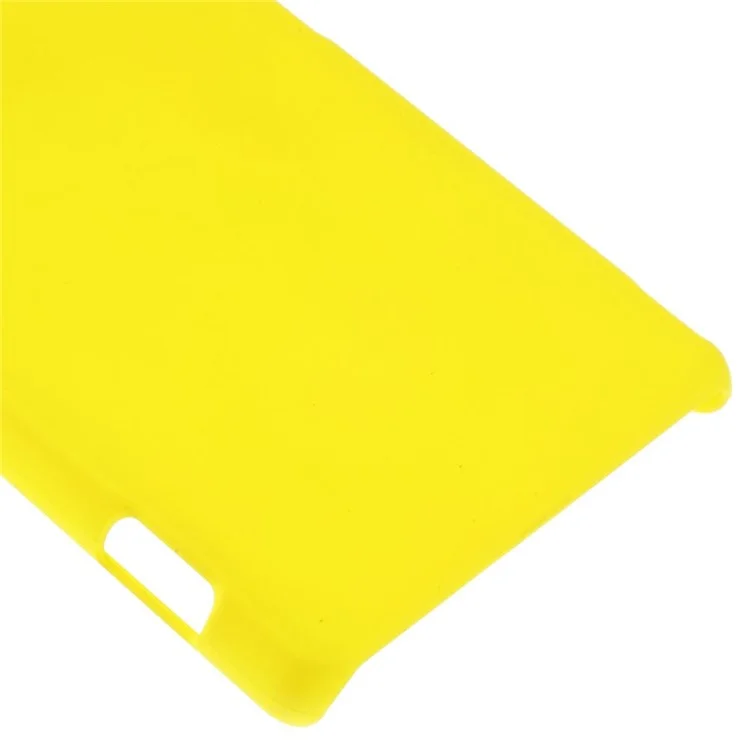 For Sony Xperia Z3 D6603 D6653 Rubberized Hard Cover Case - Yellow