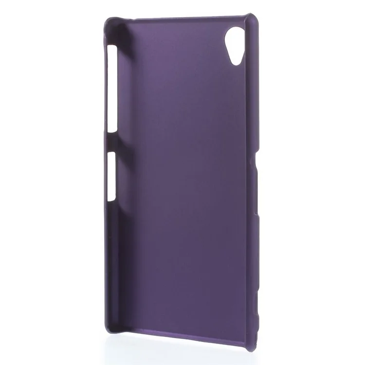 For Sony Xperia Z3 D6603 D6653 Rubberized Hard Back Cover - Purple