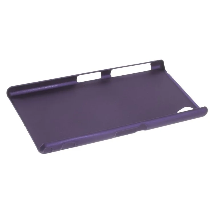 For Sony Xperia Z3 D6603 D6653 Rubberized Hard Back Cover - Purple