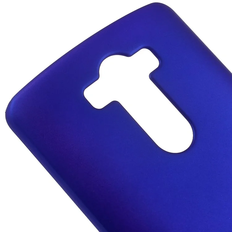 Rubber Coating Hard PC Cover for LG G3 D850 LS990 - Dark Blue