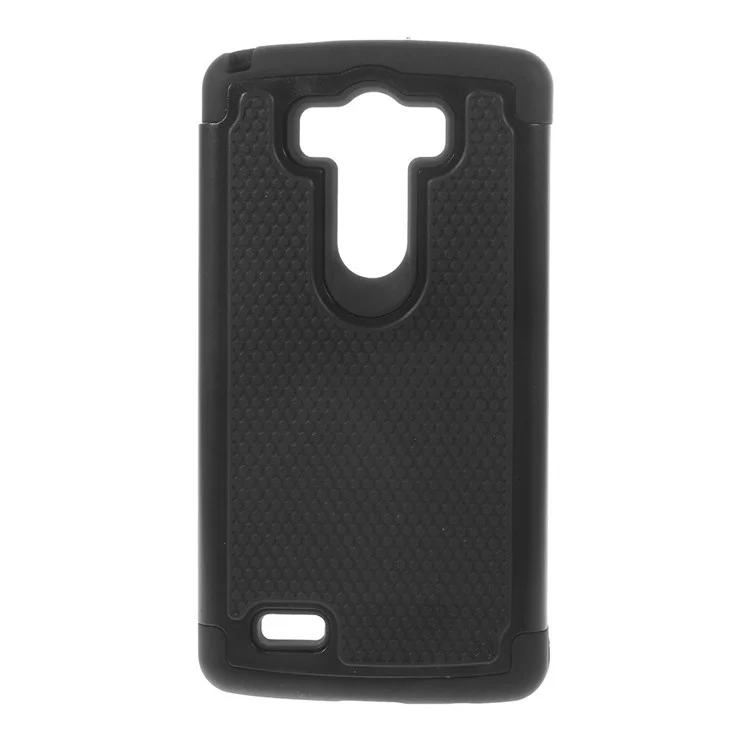 Football Grain PC + Silicone Combo Case for LG G3 D850 D855 LS990 - Black