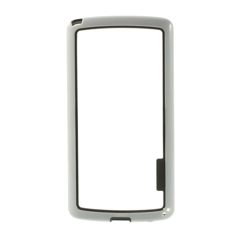 PC + TPU Hybrid Bumper Frame Case for LG G3 D850 D855 LS990 - White