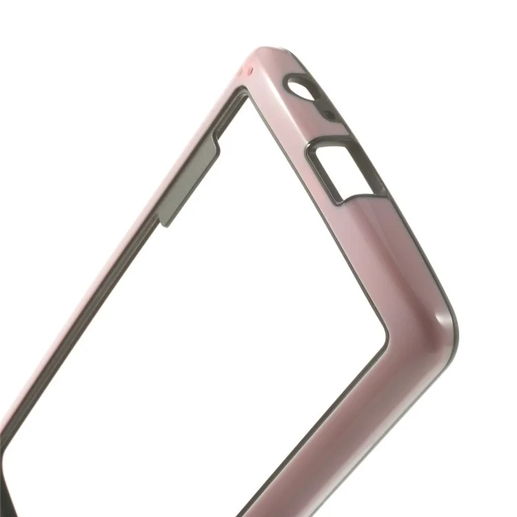 PC + TPU Hybrid Bumper Frame Shell for LG G3 D850 D855 LS990 - Pink