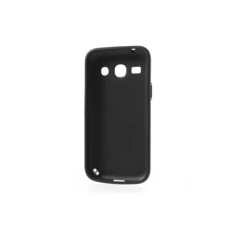 3D Cube Plastic & TPU Hybrid Cover for Samsung Galaxy Core Plus G3500 / Trend 3 G3502 - Black / White