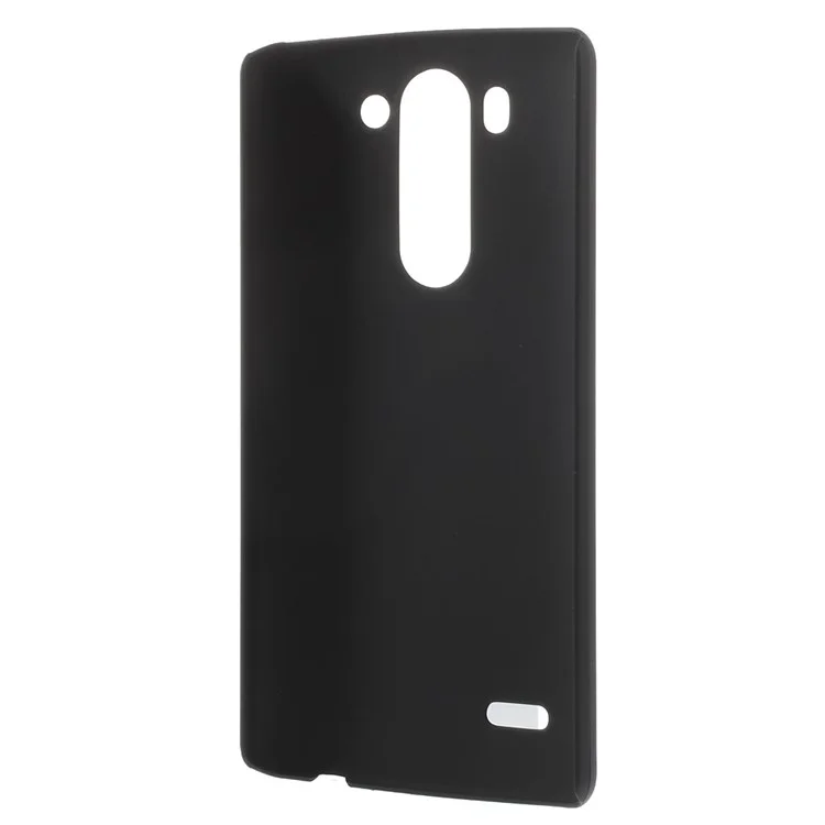 Rubberized Plastic Hard Case for LG G3 S D722 D725 - Black