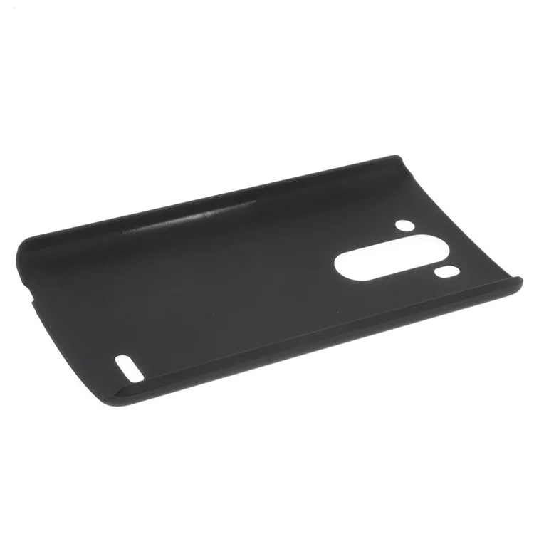 Rubberized Plastic Hard Case for LG G3 S D722 D725 - Black