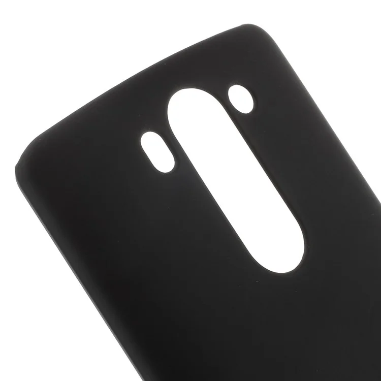 Rubberized Plastic Hard Case for LG G3 S D722 D725 - Black