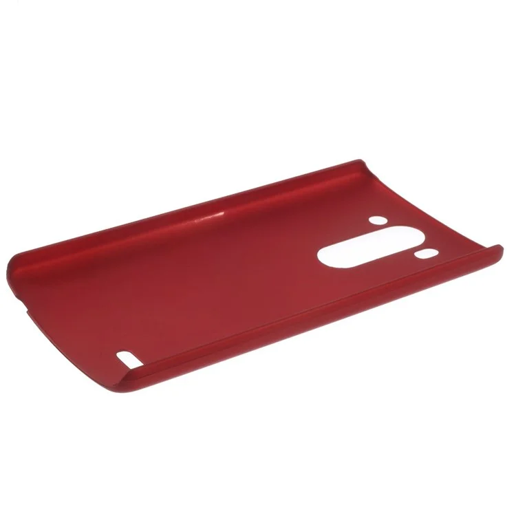 Rubberized Plastic Hard Shell for LG G3 S D722 D725 - Red