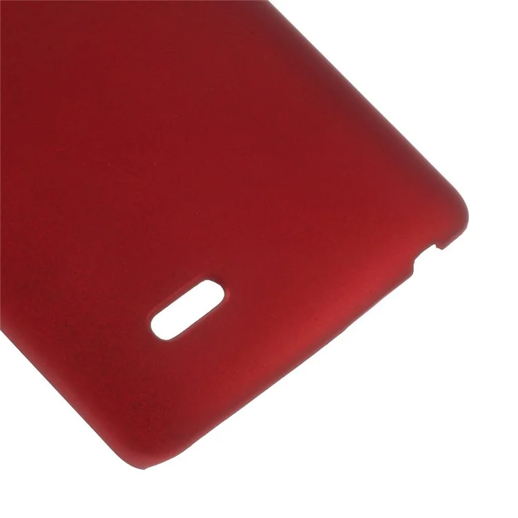 Rubberized Plastic Hard Shell for LG G3 S D722 D725 - Red