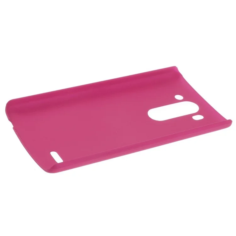Rubberized PC Hard Shell Case for LG G3 S D722 D725 - Rose