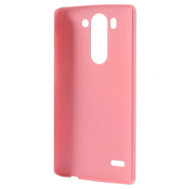 Rubberized PC Hard Shell Case for LG G3 S D722 D725 - Pink