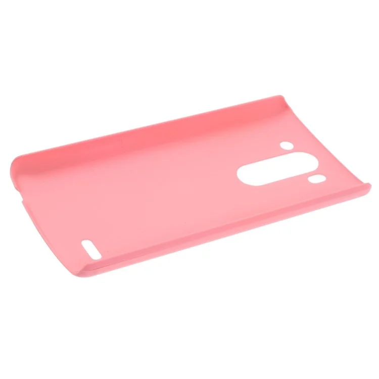 Rubberized PC Hard Shell Case for LG G3 S D722 D725 - Pink
