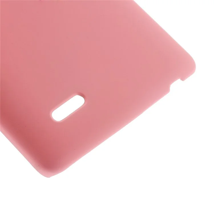 Rubberized PC Hard Shell Case for LG G3 S D722 D725 - Pink