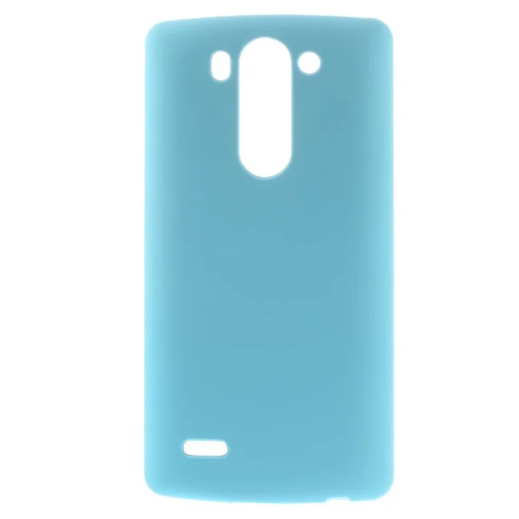 Hard Rubberized PC Cover for LG G3 S D722 D725 - Sky Blue