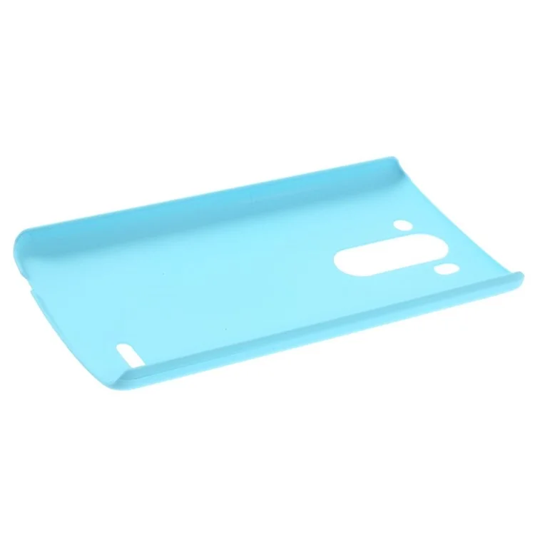Hard Rubberized PC Cover for LG G3 S D722 D725 - Sky Blue
