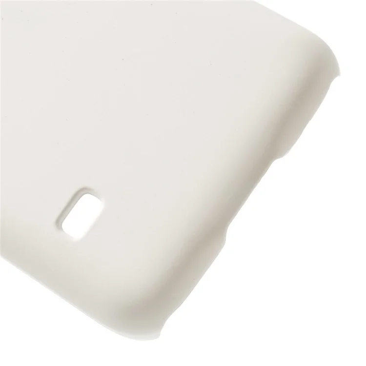Matte Rubberized Plastic Cover for Samsung Galaxy S5 Mini SM-G800 - White