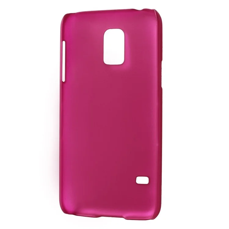 Matte Rubberized Plastic Case for Samsung Galaxy S5 Mini SM-G800 - Rose