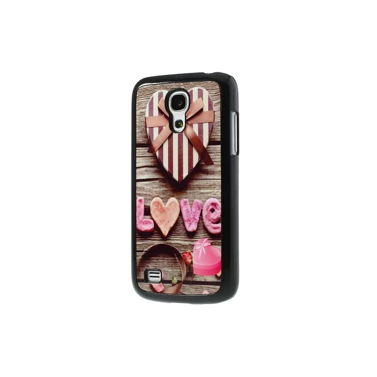 LOVE Heart Metal Skin Hard Case Shell for Samsung Galaxy S4 mini I9190 I9192