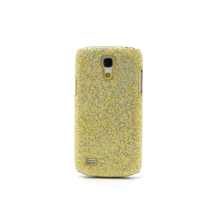 Gold Glittery Paillette Hard Covers for Samsung Galaxy S4 mini i9190 i9195