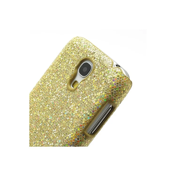 Gold Glittery Paillette Hard Covers for Samsung Galaxy S4 mini i9190 i9195
