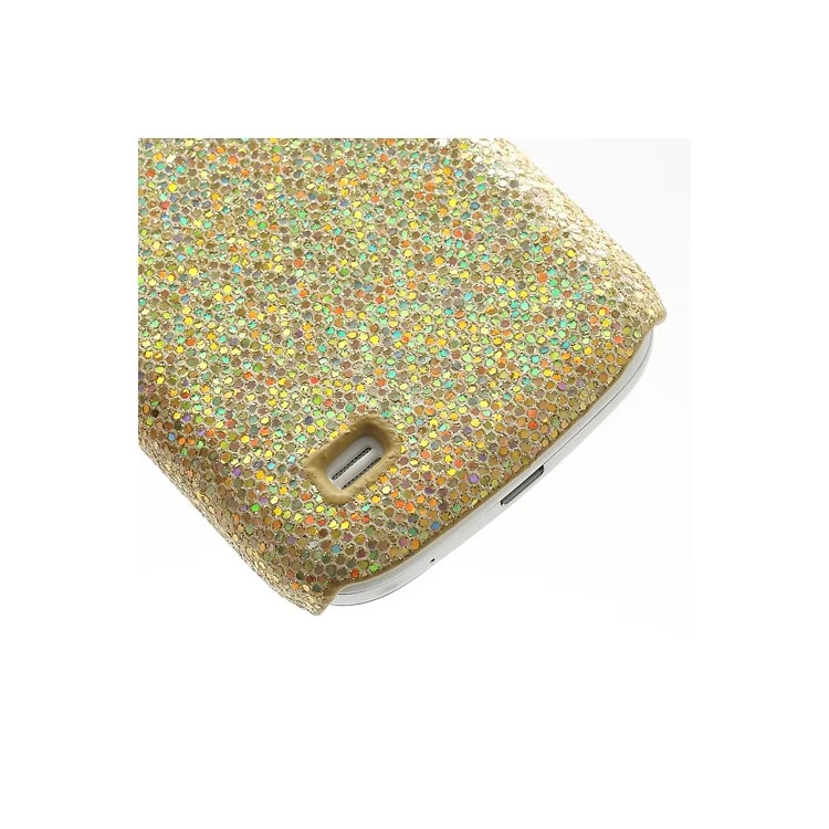 Gold Glittery Paillette Hard Covers for Samsung Galaxy S4 mini i9190 i9195