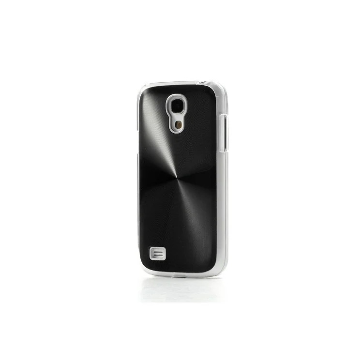 Black Metallic CD Veins Hard Case Shell for Samsung Galaxy S4 mini i9195 i9190
