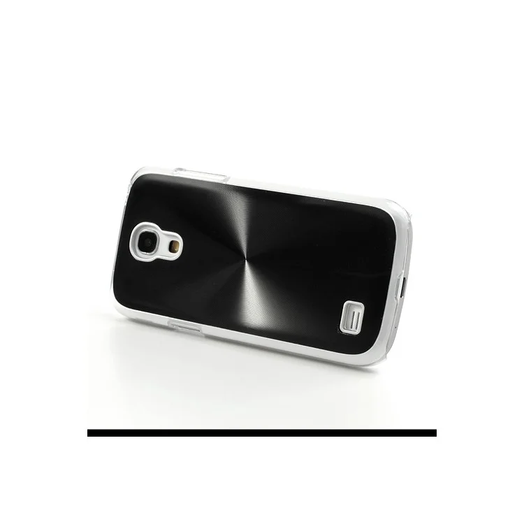 Black Metallic CD Veins Hard Case Shell for Samsung Galaxy S4 mini i9195 i9190