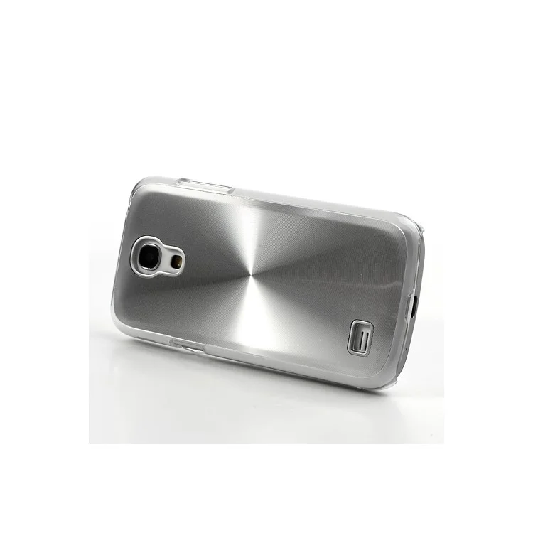 Silver Metallic CD Veins Hard Case Cover for Samsung Galaxy S4 mini i9195 i9190