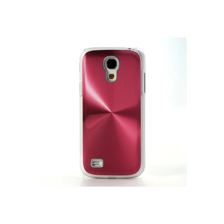 Red Metallic CD Veins PC Hard Back Case for Samsung Galaxy S4 mini i9195 i9190