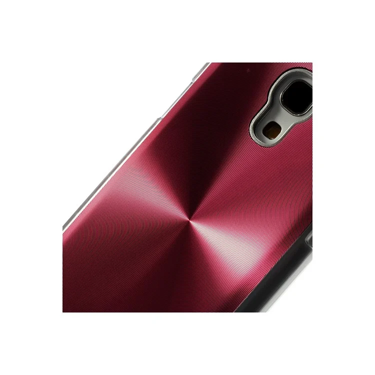 Red Metallic CD Veins PC Hard Back Case for Samsung Galaxy S4 mini i9195 i9190