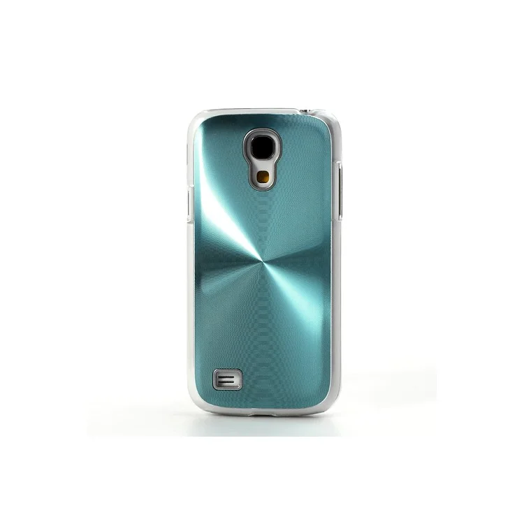 Baby Blue Metallic CD Veins Hard Case Skin for Samsung Galaxy S4 mini i9195 i9190