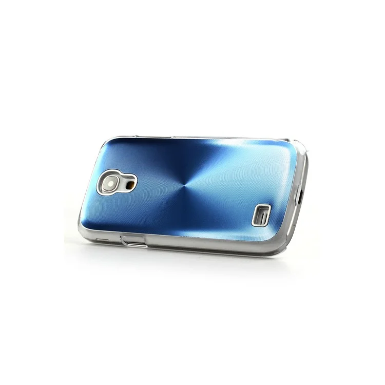 Dark Blue Metallic CD Veins Hard Phone Case for Samsung Galaxy S4 mini i9195 i9190