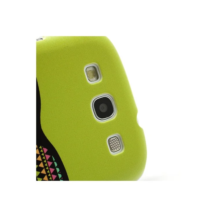 Green Le Moustache Plastic Case Cover for Samsung Galaxy S 3 SIII I9300