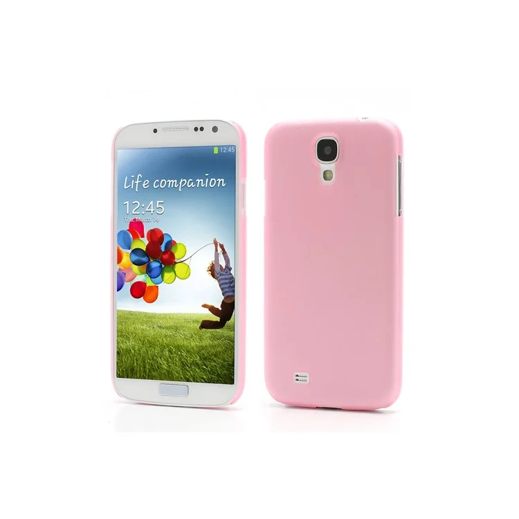 0.3mm Ultra Thin Frosted Plastic Case for Samsung Galaxy S IV S4 i9500 i9505 - Pink