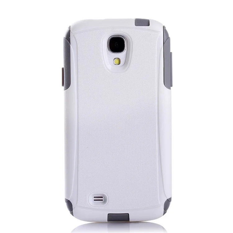 Shockproof Dirt-proof PC + TPU Hybrid Protection Case for Samsung Galaxy S4 I9500 I9502 I9505 - White